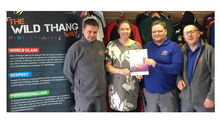 Wild Thang Getting Fruity About Being Awarded Wellbeing Charter