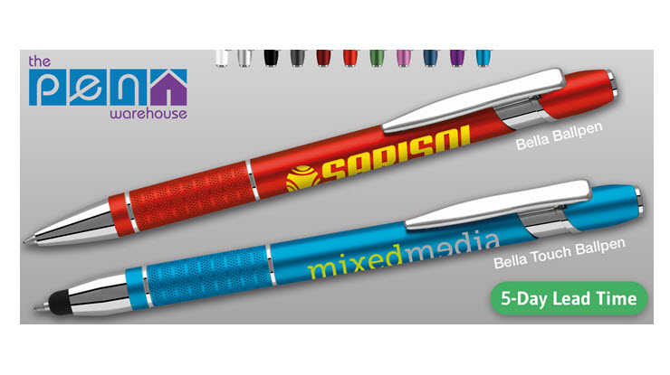 Half-Price Setup on Pen Warehouse’s New Bella Ballpen